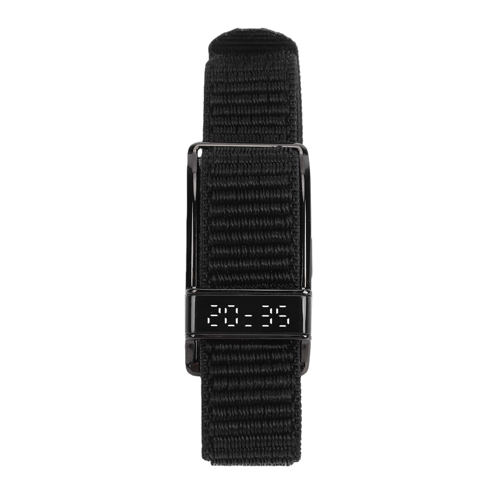 Fitness-Tracker, Intelligentes Armband mit Gesundheitsüberwachung für Alle Altersgruppen, Nylon, IP68 Wasserdicht (Black)