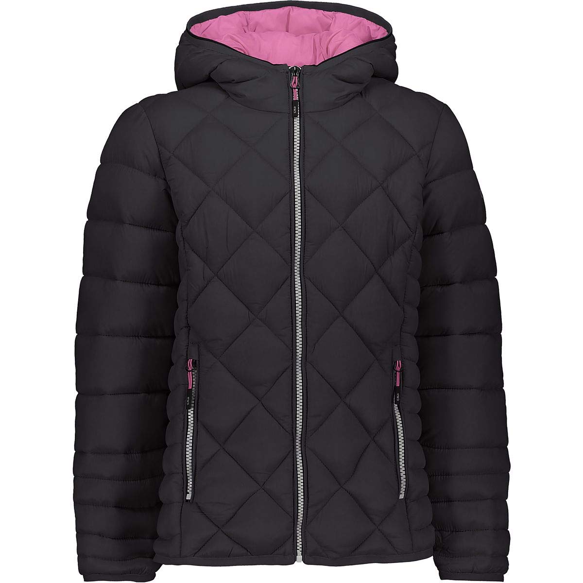 CMP - Children's jacket with fixed hood, anthracite, 116