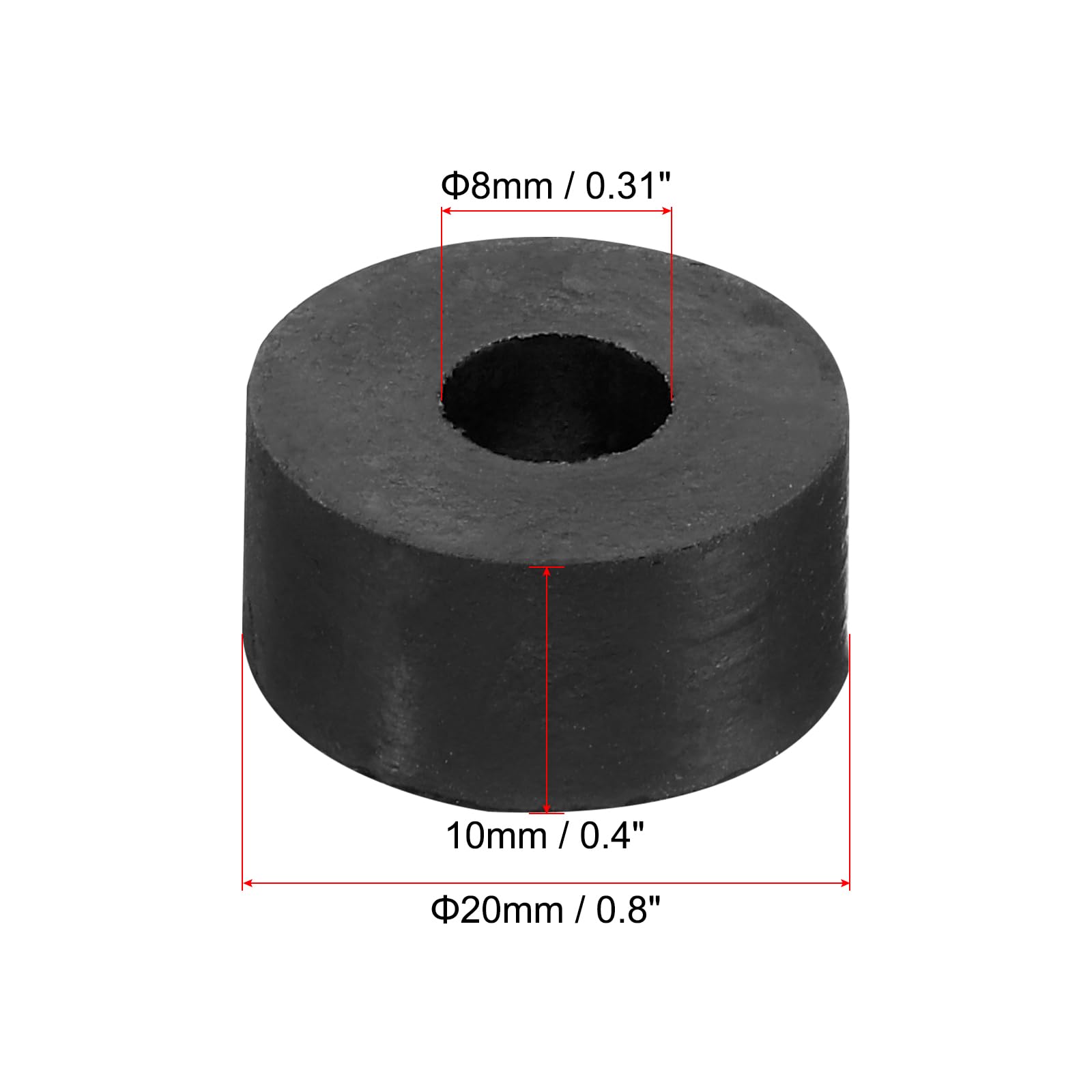 PATIKIL Multi Purpose Rubber Spacer - Image 2
