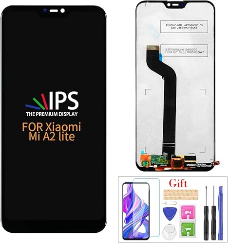 Compatible con Xiaomi Mi A2 Lite pantalla LCD de repuesto, para Xiaomi Mi A2 LiteRedmi 6 ProM1805D1SESGSCST Kit de piezas de reparación de panel
