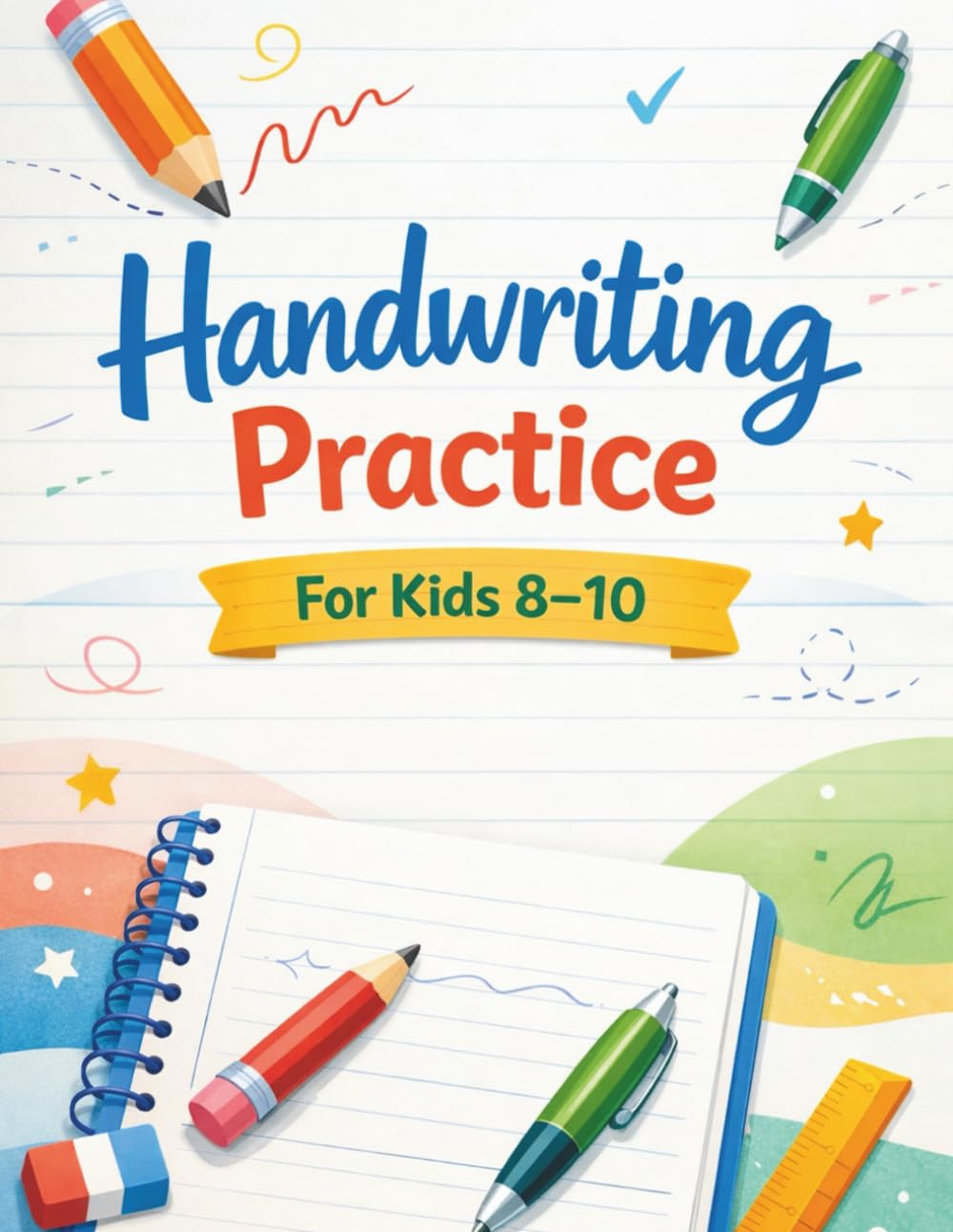 Handwriting Practice for kids 8-10: Cursive & Print Writing Practice to Improve Penmanship and Legibility (Sophia Mirren Learn & Grow Collection)