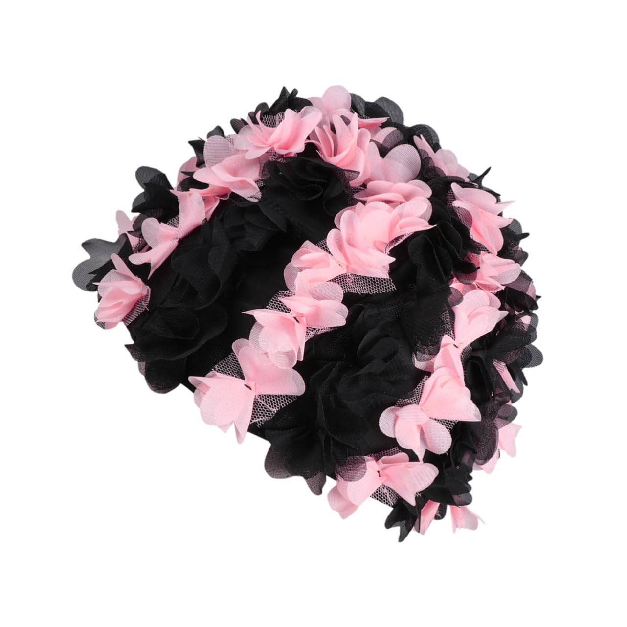 VANZACK 2piezas Gorro De Natación Forma De Diseño Elegante Material y Cómodo para Adultos Color Negro y Gorro Multifuncional