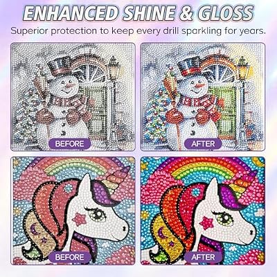 Diamond Painting Sealer Spray, Quick-Drying Diamond Art Sealer for Instant Protection & Enhanced Shine, Long-Lasting Hold for Your Art, Prevents Dust & Fall-Off, Easy Application (100ml)