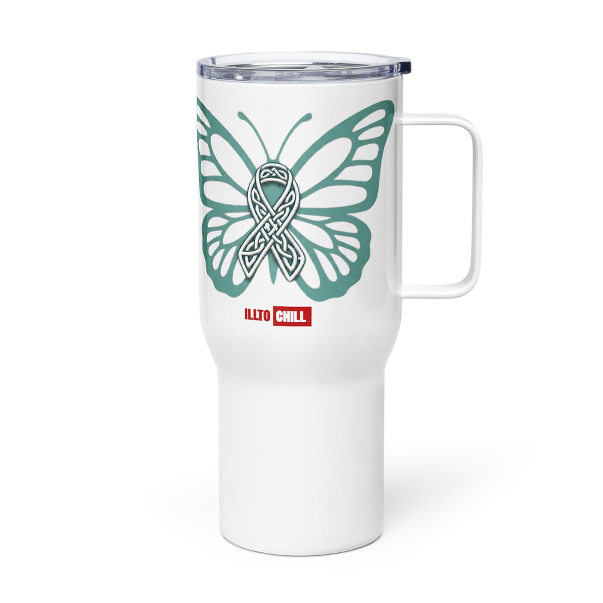 Taza de Viaje POTS con Asa, Regalo para la Comunidad POTS