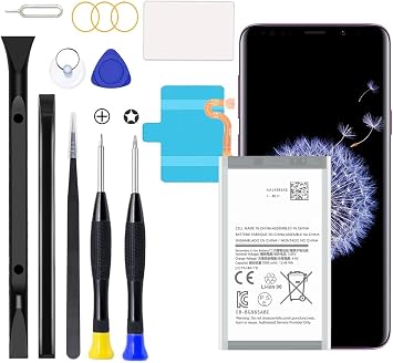 Galaxy S9 Plus Battery,2026 New Upgraded Battery for Samsung Galaxy S9 Plus SM-G965 G965U/U1/R4/W/F/A/T/P/V, EB-BG965ABE EB-BG965ABA with Full Remove Repair Tool Kit