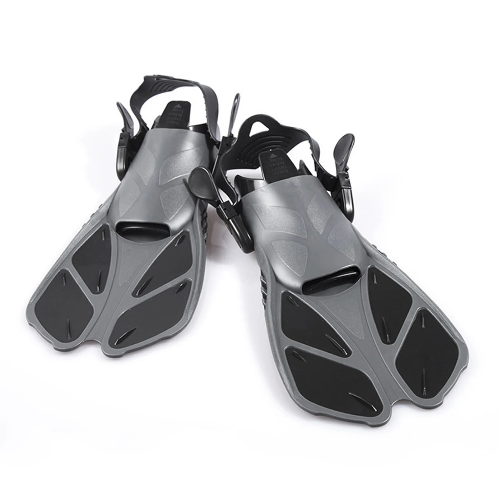 Palmes d'entraînement Palmes de natation réglables palmes de plongée sous-marine courtes hommes femmes tuba palmes de natation palmes ensemble d'équipement Palmes de Natation ( Color : A , Size : S M