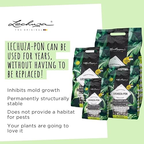 Miniatura 2 de Lechuza 19562 PON - Mezcla para macetas de sustrato de plantas minerales para jardinería interior, bolsa de 12 litros, color gris