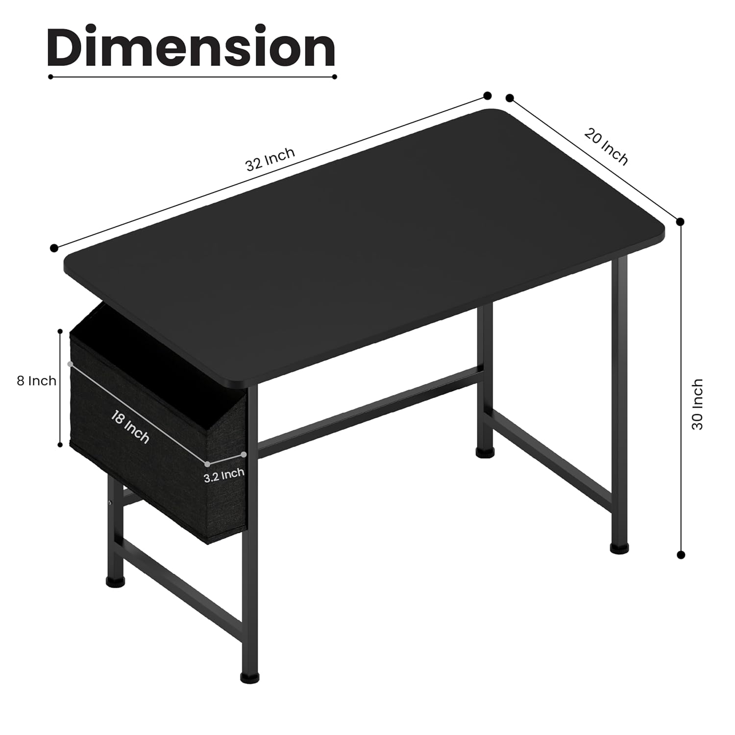 Multipurpose Foldable & Portable Study Table, Computer Desk, Foldable for Office Work, Laptop Desk, 2 Seater Dining Table for Home and Office (COMPUTEER Black) 9 61JcpNvNlLL. SL1500