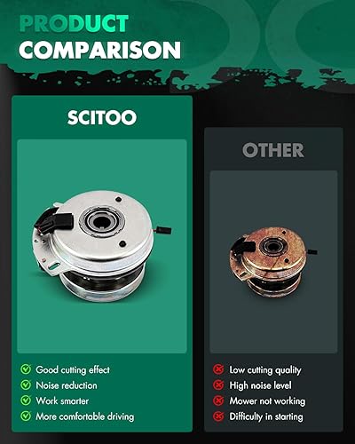 Vista 560 de SCITOO Embrague eléctrico de toma de fuerza AM119683 Compatible para Warner: 5217-35, 5217-6, 5217-7, 5217-9; para John Deere: 5217-7, AM119683