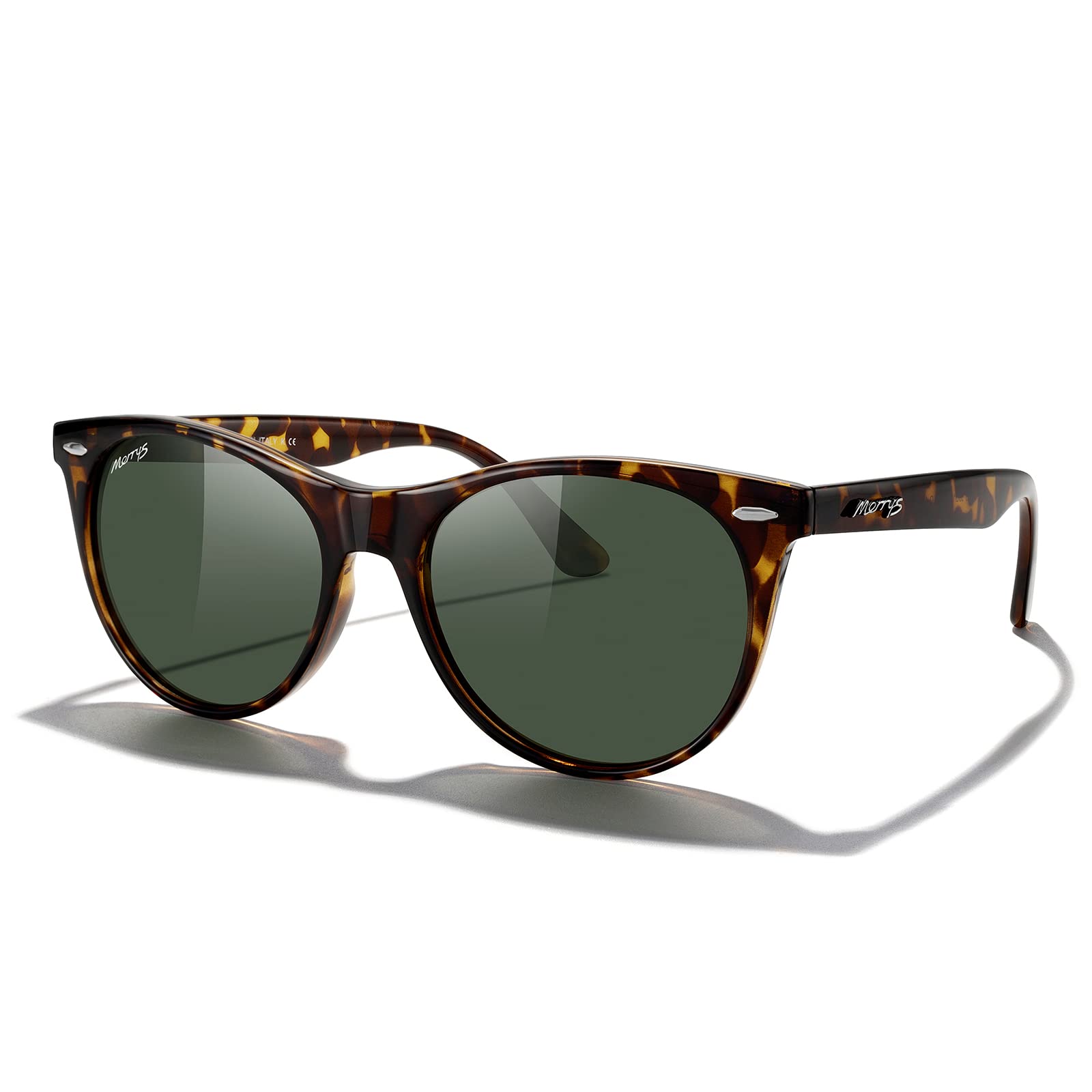 MERRY'S Retro Round Polarized Sunglasses for Women Fashion Trendy Shades S6185