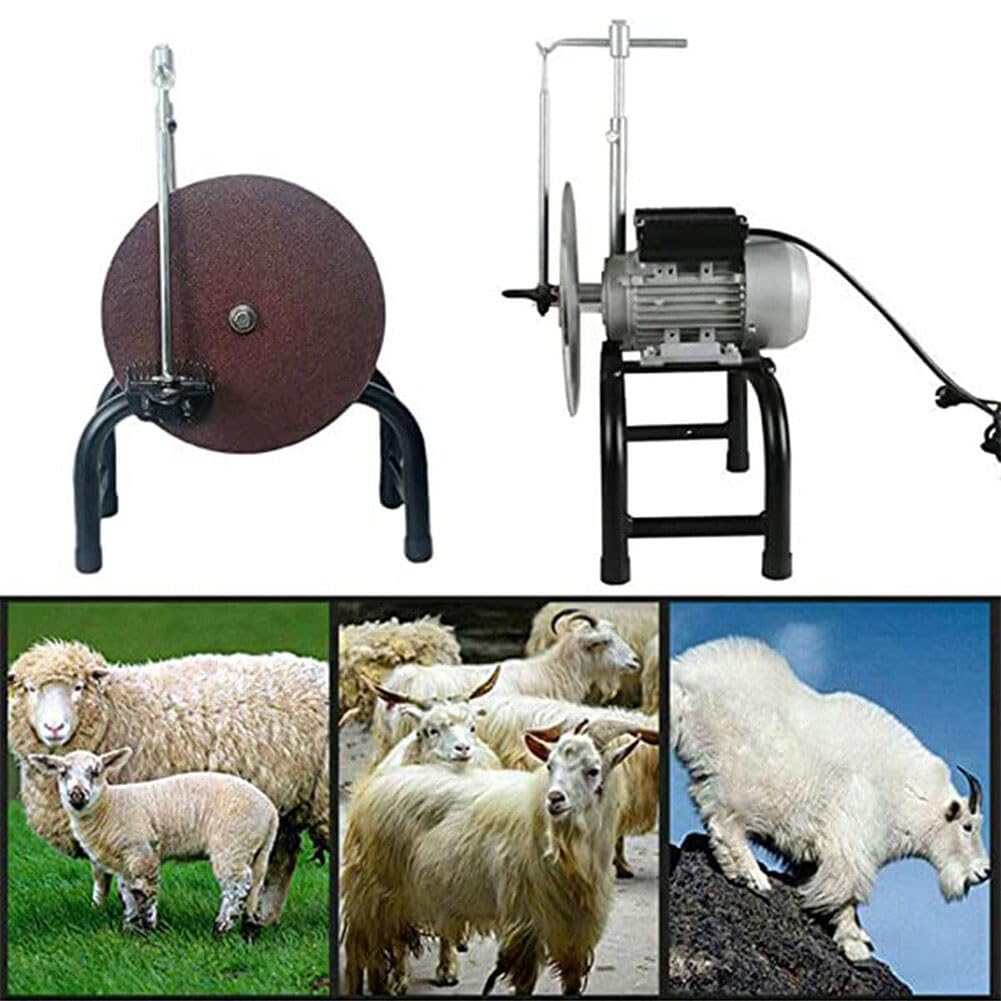 QUTBAG Affilatrice per tosatrici per Pecore, tosatrici Professionali per toelettatura di Animali da 480 W, cesoie elettriche per capre, Forbici per Lana, smerigliatrice per affilare