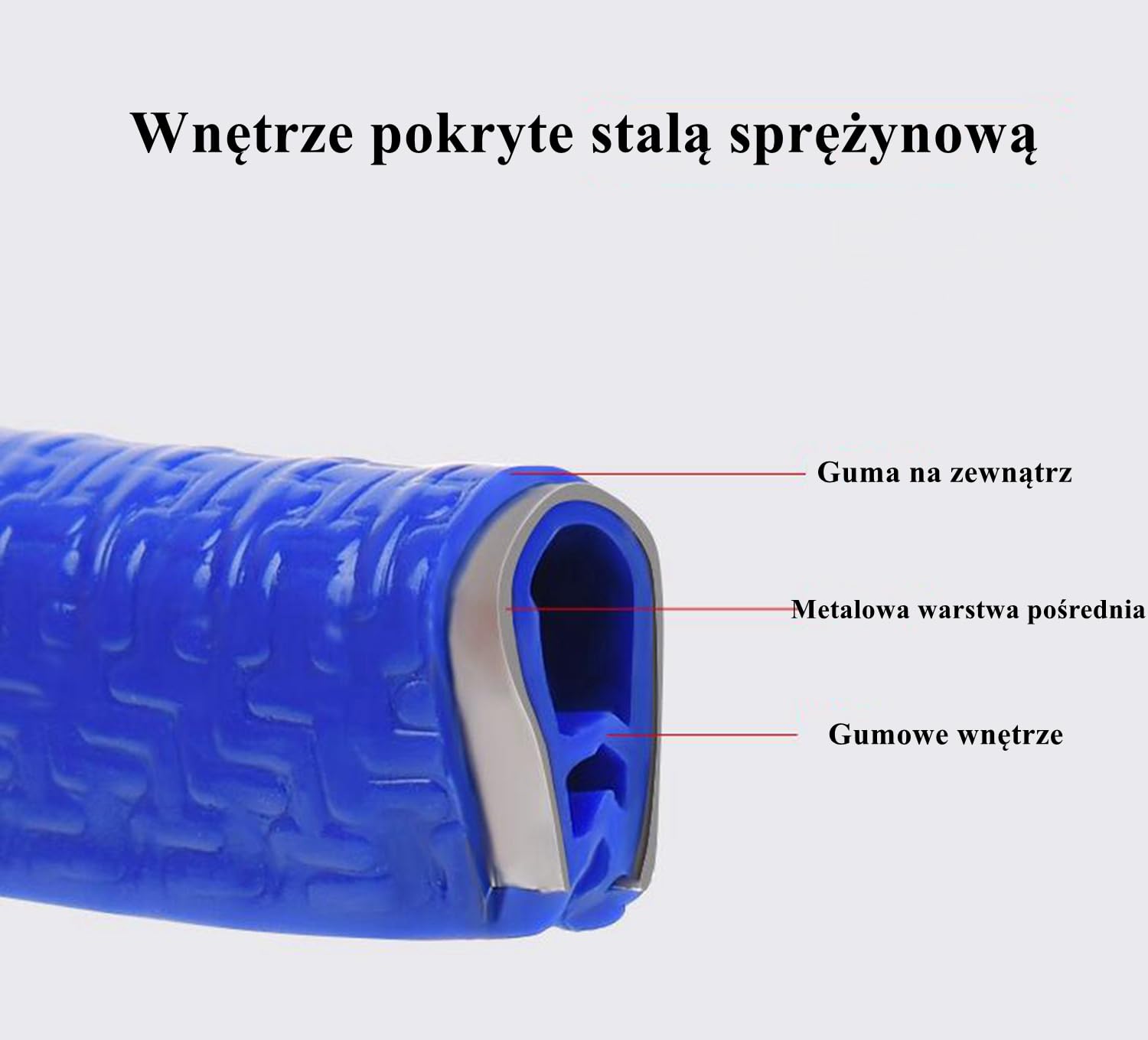 32,8 Stopy 10m Osłony do Drzwi Samochodowych Bez Sztyftu, Gumowa Osłona Sprężynowa w Kształcie Litery U, Listwa Ochronna Krawędzi Drzwi (Czarna)