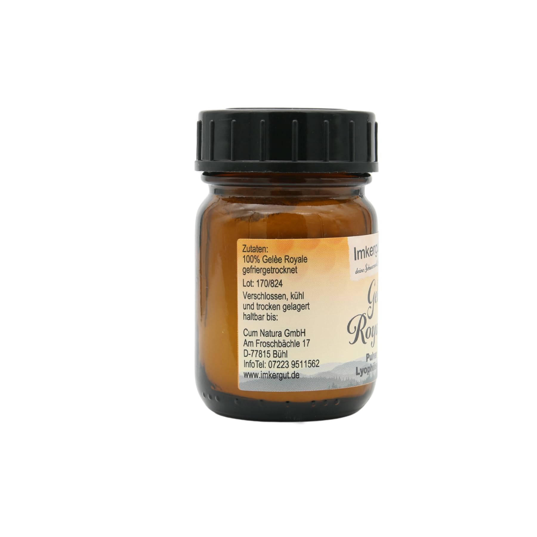 Imkergut Gelée Royale Pulver | lyophilisiertes Gelée Royale | schonend gefriergetrocknet | 30g