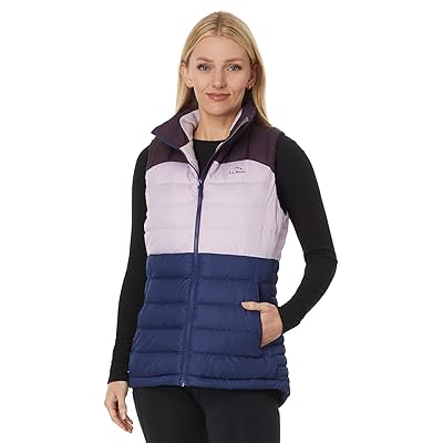 L.L.Bean Down Vest Color Block Women