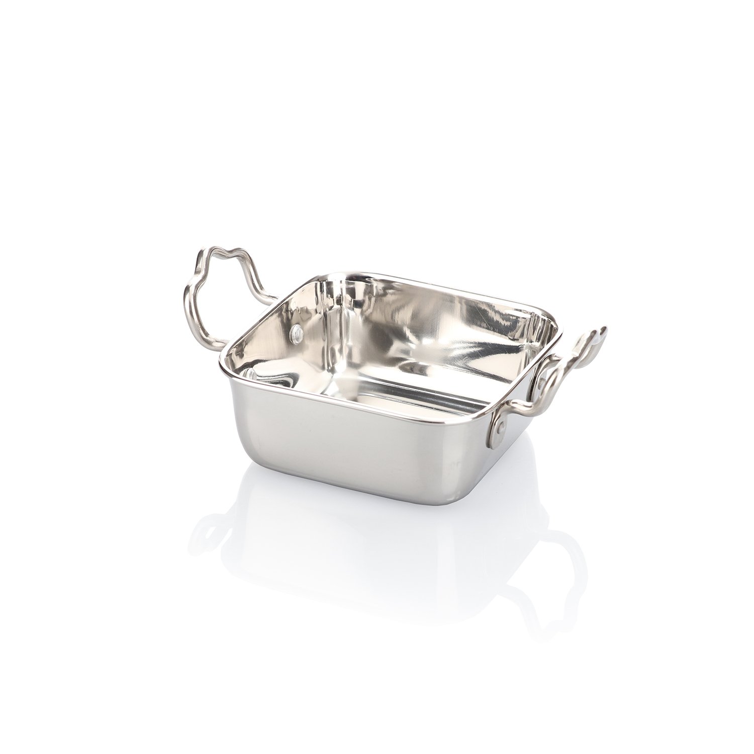 Urban Snackers Table Top Serving Stainless Steel Serverware Roasting Pan Kitchen Utencils 11.5 cm Use for Home, Hotel, Restaurant - Image 4 thumbnail