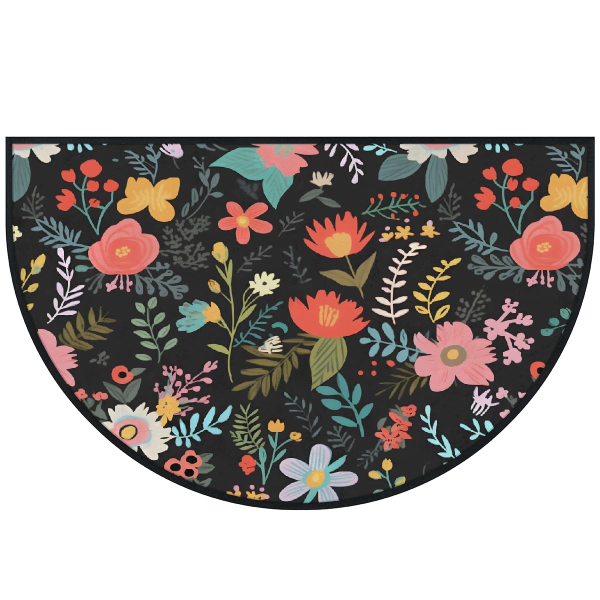 Tapis de porte demi-lune fini la boue avec ce paillasson Mexpekil