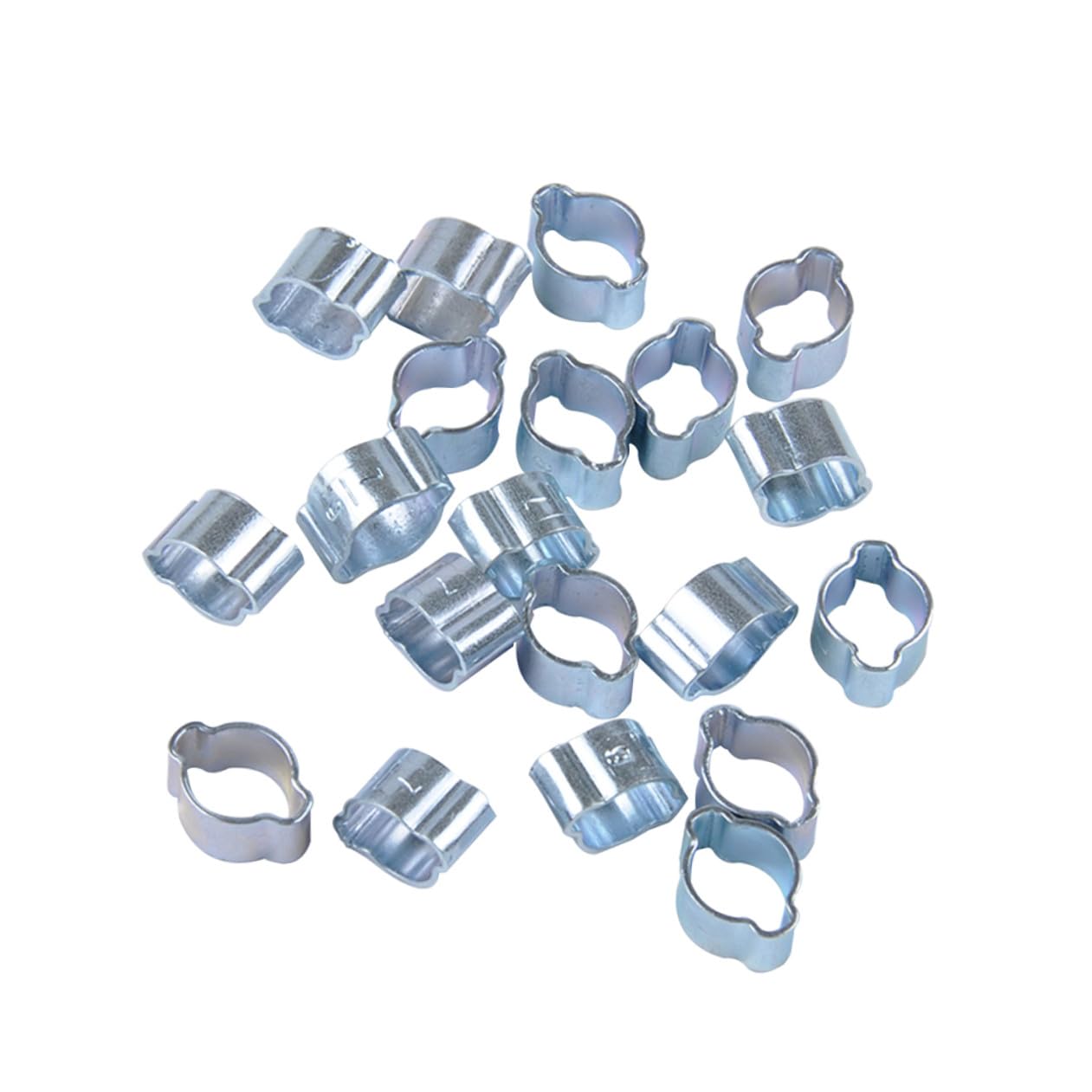 UKCOCO 160 Pezzi Fascette Stringitubo in Acciaio al Carbonio Specifiche per Tubi Aria Acqua Carburante Auto Motori Silicone Scatola di Immagazzinaggio