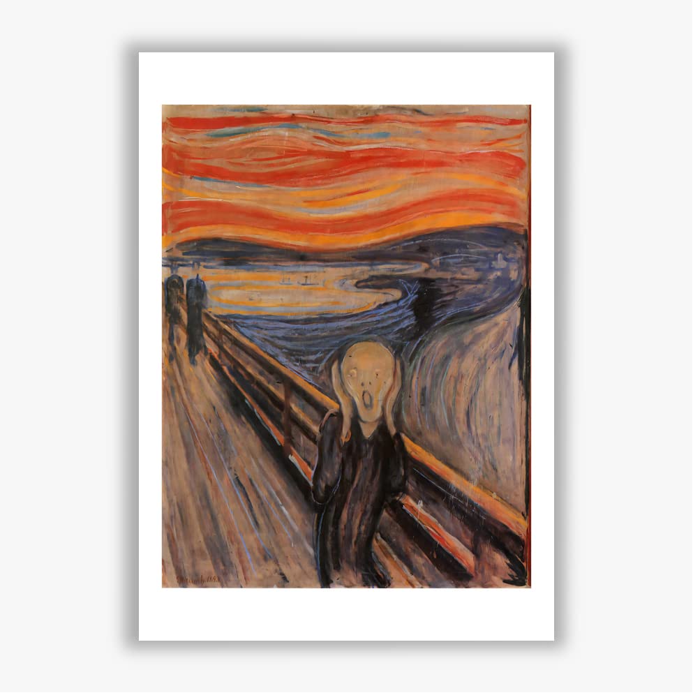 The Scream Sketch Edvard Munch impression murale, le cadeau idéal pour amateurs d'art - 2