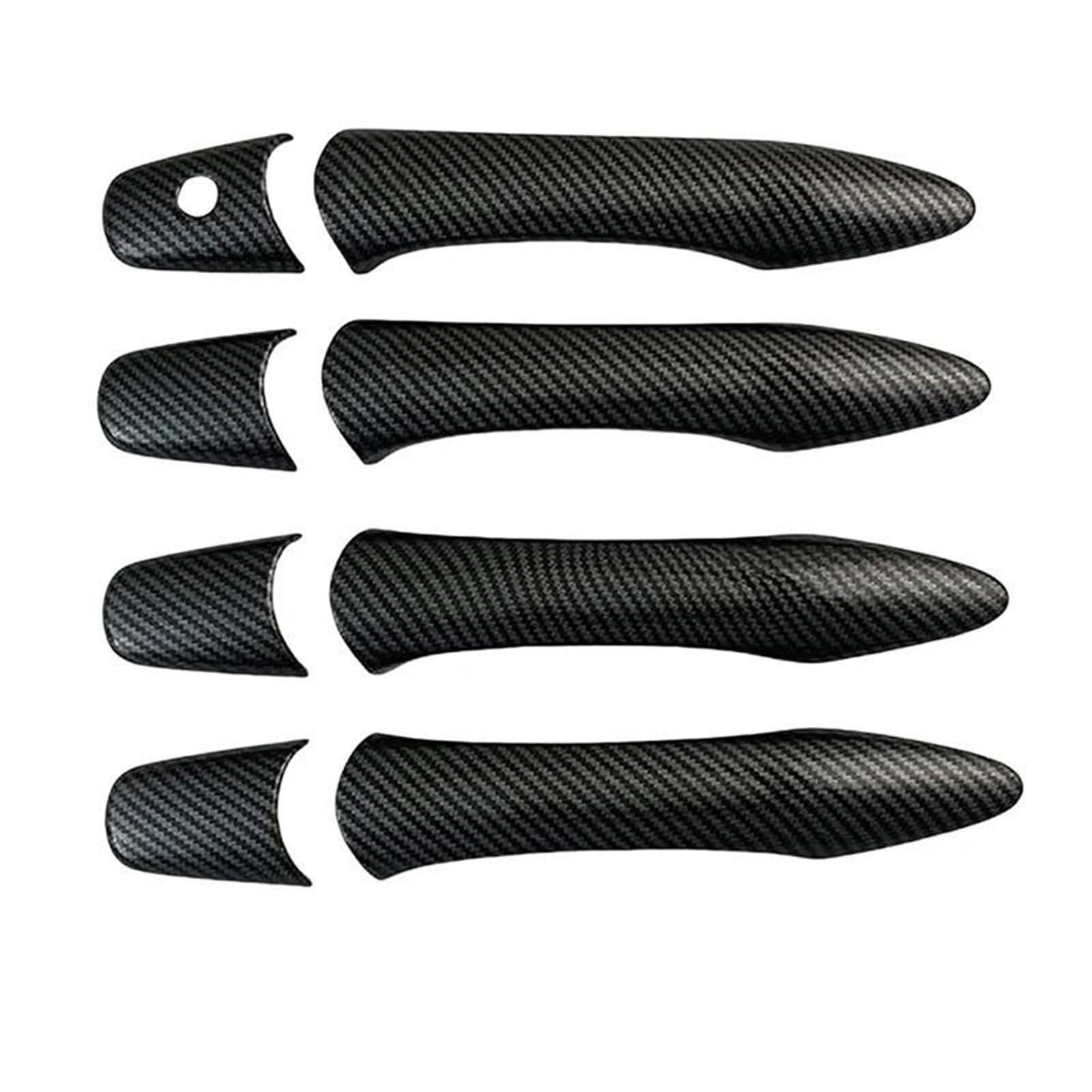KJHOPY Car Door Handle Cover Stickers for Infiniti EX25 EX35 EX37 JX35 M37 M37x M56 M56x M35h FX35 FX37 FX50 2008-2016(Style 3)
