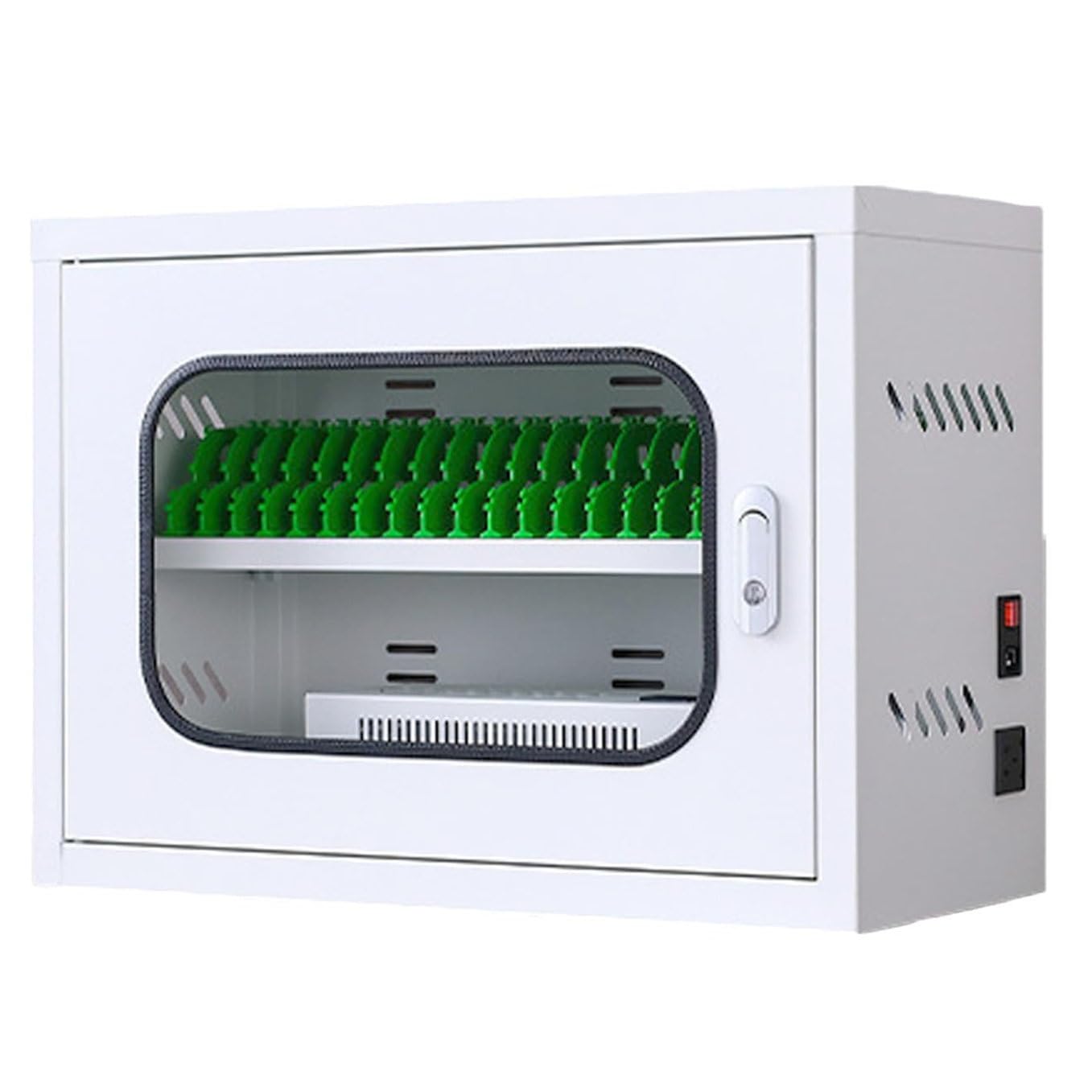 GTHTUHFD 60-Slot Usb Rechargeable Cell Phone Charging Station Cabinet - Mobile Phone Storage Solution For School Church Airport - Secure Charging Stations For Multiple Device,20slots
