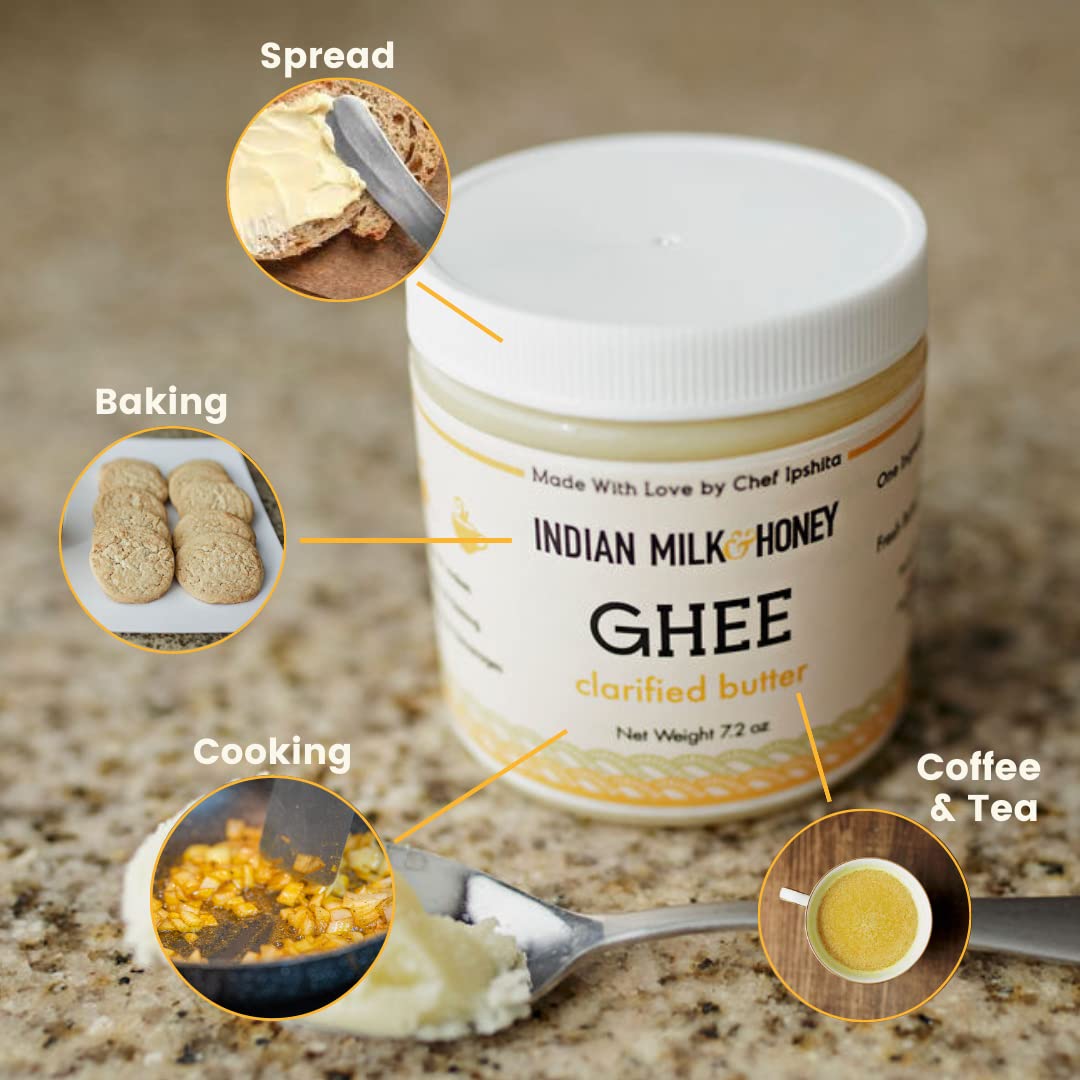 Buy Classic Ghee Butter, GrassFed by Indian Milk & Honey, 44 oz with
