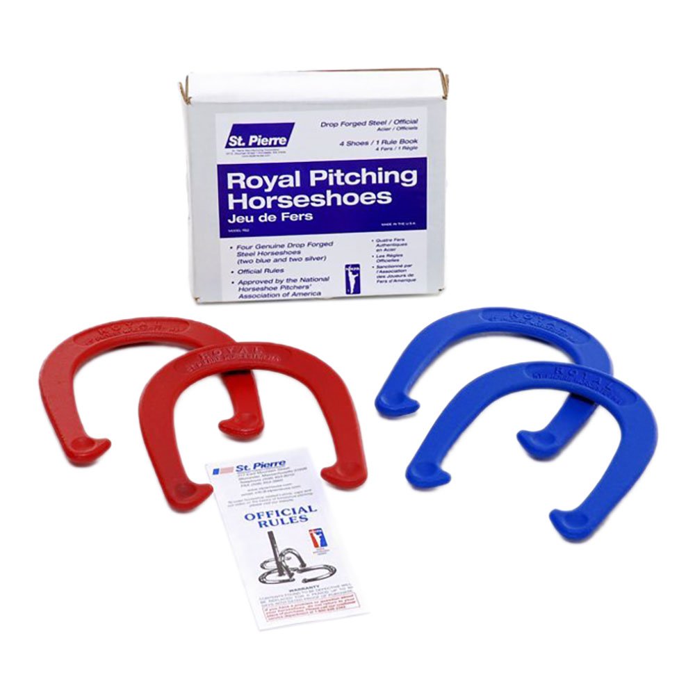 St Pierre Sports Royal Horseshoe Set, Red/Blue