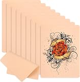 10 Piezas Piel de Práctica de Tatuaje, Piel Sintetica Tatuaje, Piel de Tatuaje de Doble Cara para Tatuajes, 193x144mm Tatuaje de Piel para Tatuaje, Principiantes, Artistas Experimentados