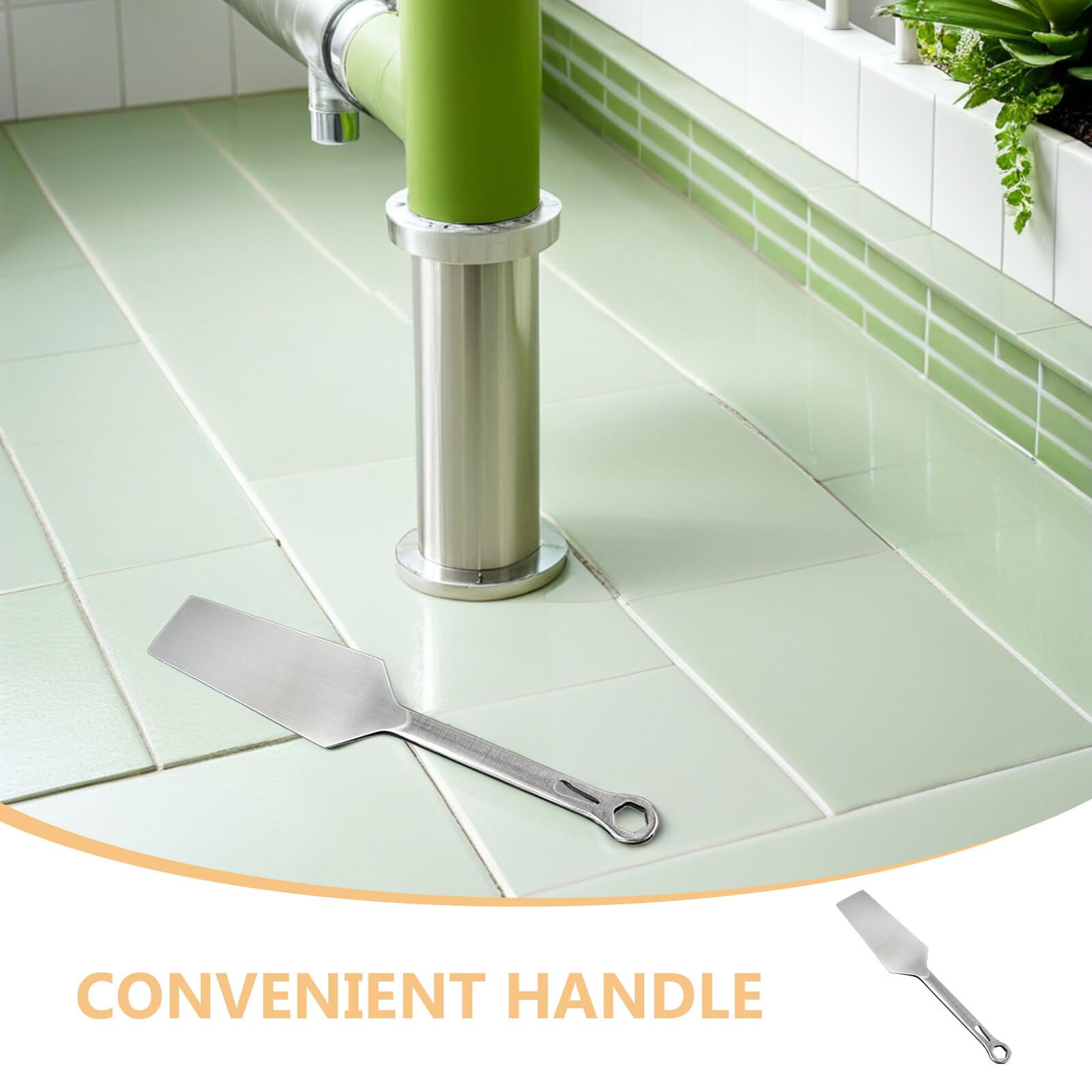 SEWACC Herramienta de Acero Inoxidable para Albañilería y Enlucido Llana Doble Cara para Acabado de Cemento y Concreto Uso Profesional Reparación y Colocación de Azulejos