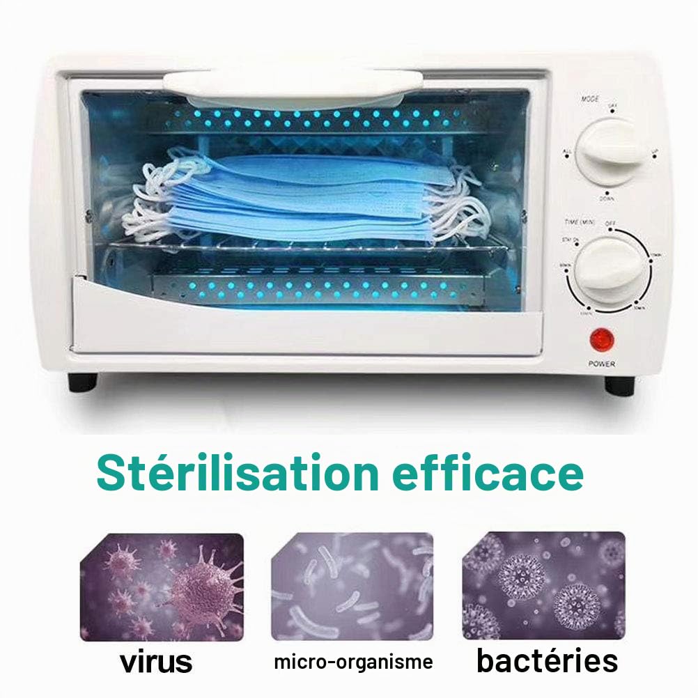 Aprodite Désinfection UV Stérilisateur Cabinet Ciseaux Serviette Outils Stérilisateur à l'ozone ultraviolet Paramètres de minuterie pour salon, hôtel, spa