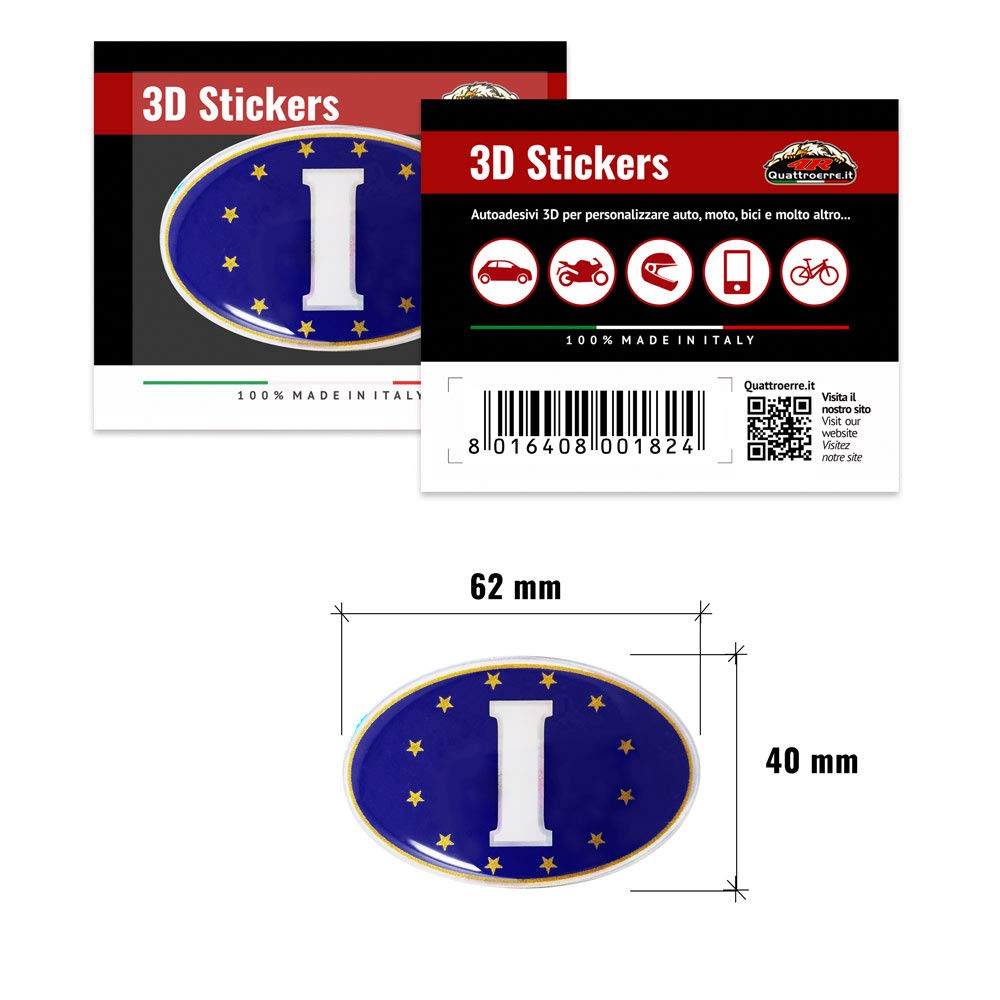 Quattroerre 182 Sticker ovalei with Fund Europe