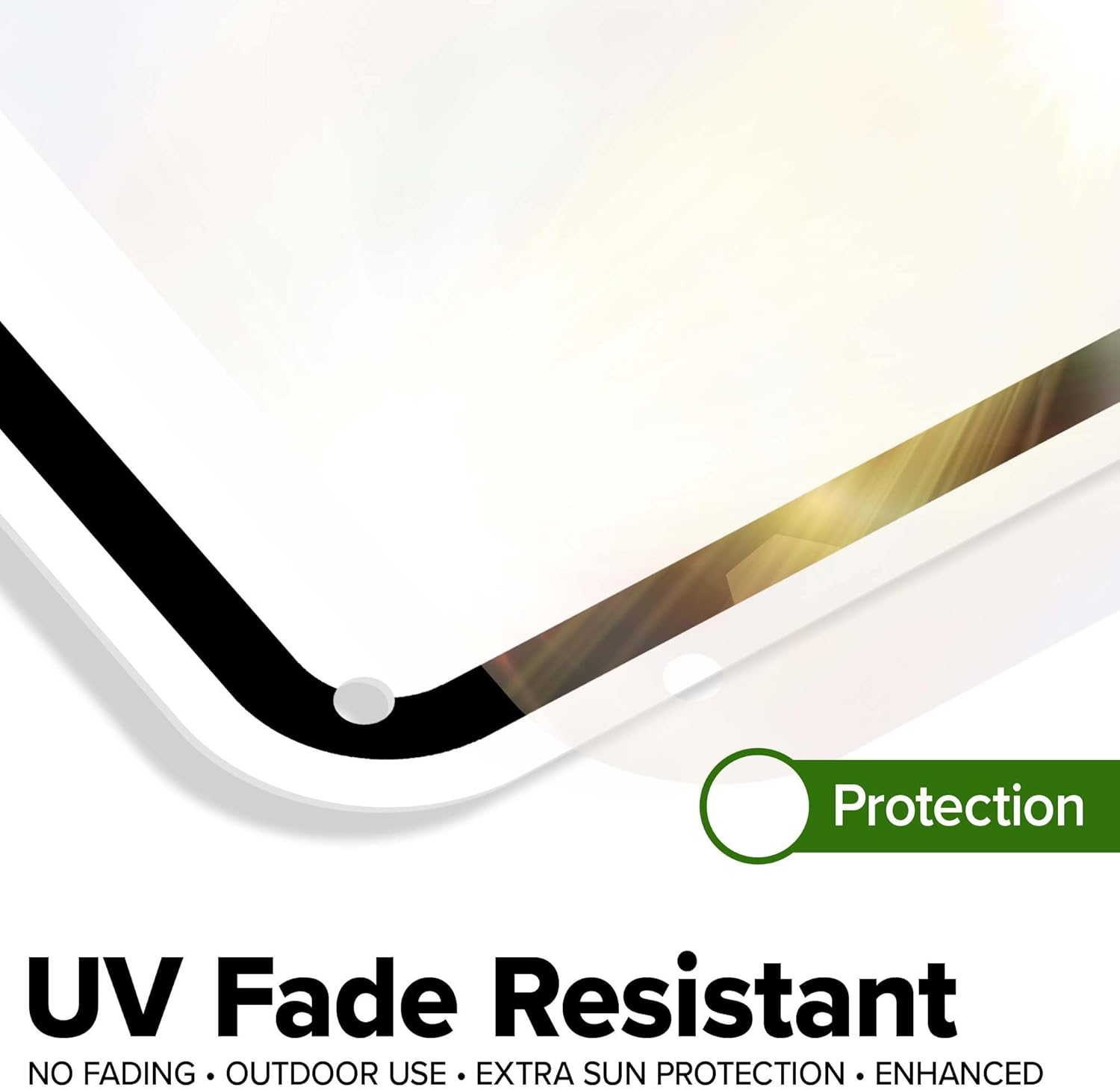 No Outlet Sign, 24x30 Inches, 55 mil thick HDPS (high density polystyrene), Made in USA by My Sign Center