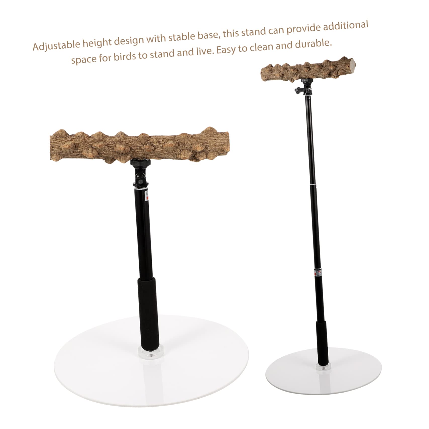 Happyyami Perca para Loros Soporte para Juegos De Pájaros Tenedor Juguete De Madera para Pájaros Accesorios para Jaulas De Periquitos Juguete para Soportes para