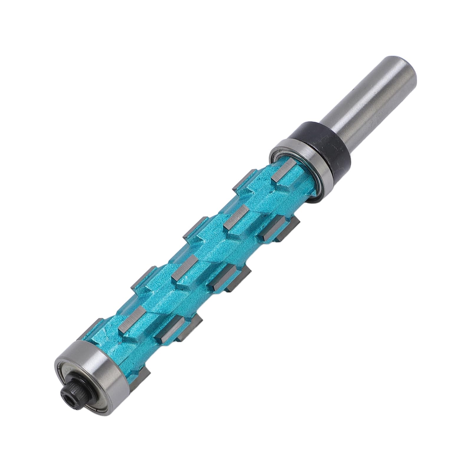 Fresa per Rifinitura a Filo, a Spirale, con Doppio Cuscinetto, Gambo 12 Mm, Accessori per Utensili Rifinitura per la Lavorazione del Legno per Artigiani Professionisti
