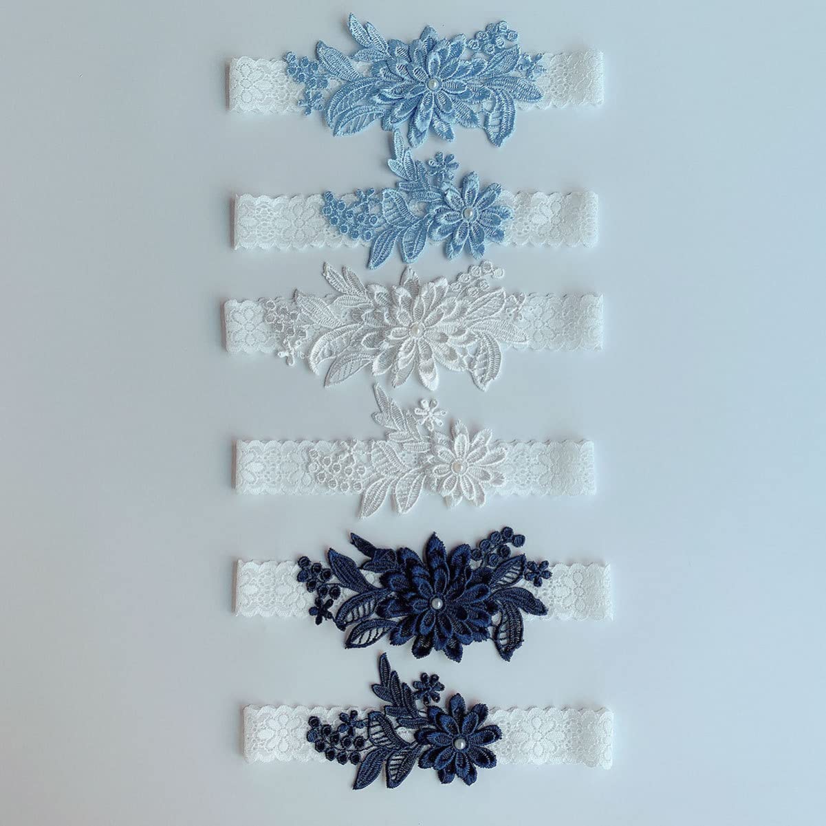Cintura 1 Paio Giarrettiera da Sposa Set Giarrettiere in Pizzo Elasticizzato Cintura Fascia per Gamba Floreale Accessorio per Piede da Sposa Accessorio per Ornamenti di Nozze Festa di Fidanzamento