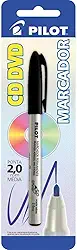 Caneta para CD x 1 Unidade, Pilot 1481509SMPR, Preto, 2 mm