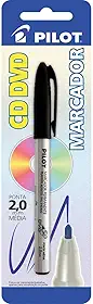 Caneta para CD x 1 Unidade, Pilot 1481509SMPR, Preto, 2 mm