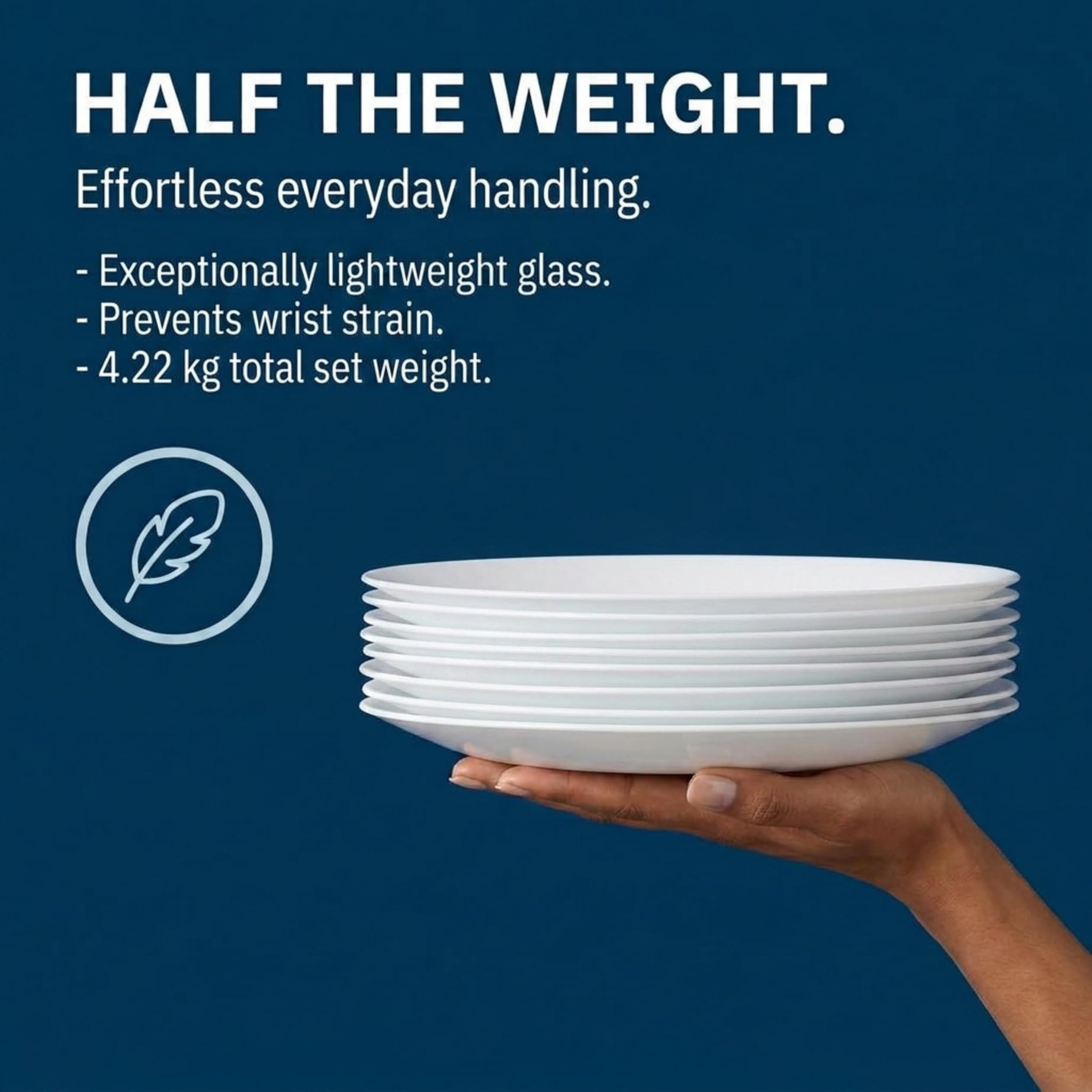 Corelle 18-Piece Dinnerware Service für 6, splitterfest, winterfrostweiß Geschirr-Set, Informationen nicht verfügbar, Winter Frost Weiß