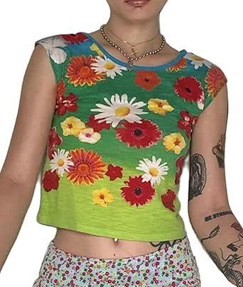 Women Y2K Bow Prnt Tshrt Cute Graphc Baby Tees Summer Short Sleeve