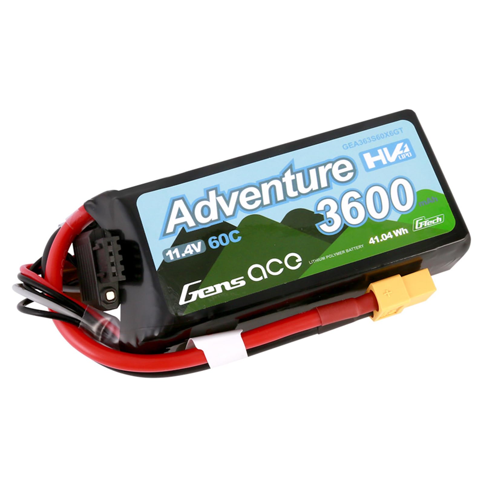 Amazon.com: Gens ace G-Tech Adventure High Voltage 11.4V 3600mAh