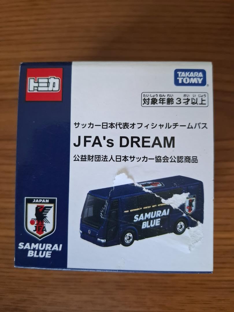 Amazon.co.jp: トミカ サッカー日本代表 オフィシャルチームバス JFA's