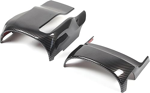 Miniatura 9 de Funda protectora para volante de automóvil ABS para Toyota Supra GR A90 A91 MK5 2019 2020 2021 2022 columna de dirección superior e inferior (negro