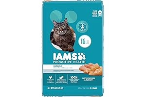 PROACTIVE HEALTH Indoor Weight Control & Hairball Care Dry Cat Food with...