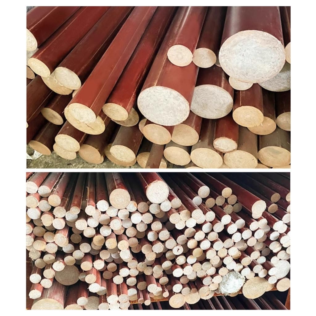 1 Barre En Bakélite De 20 Mm, 25 Mm, 30 Mm, Tige Stratifiée En Résine Phénolique De 1000 Mm, Bâton Isolant En Bois Électrique Résistant Aux Hautes Températures(20mm)