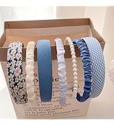 Ooosonlu Headbands for Women Wide Headband Hair Accessories Band Pearl Headband Wide Head Band