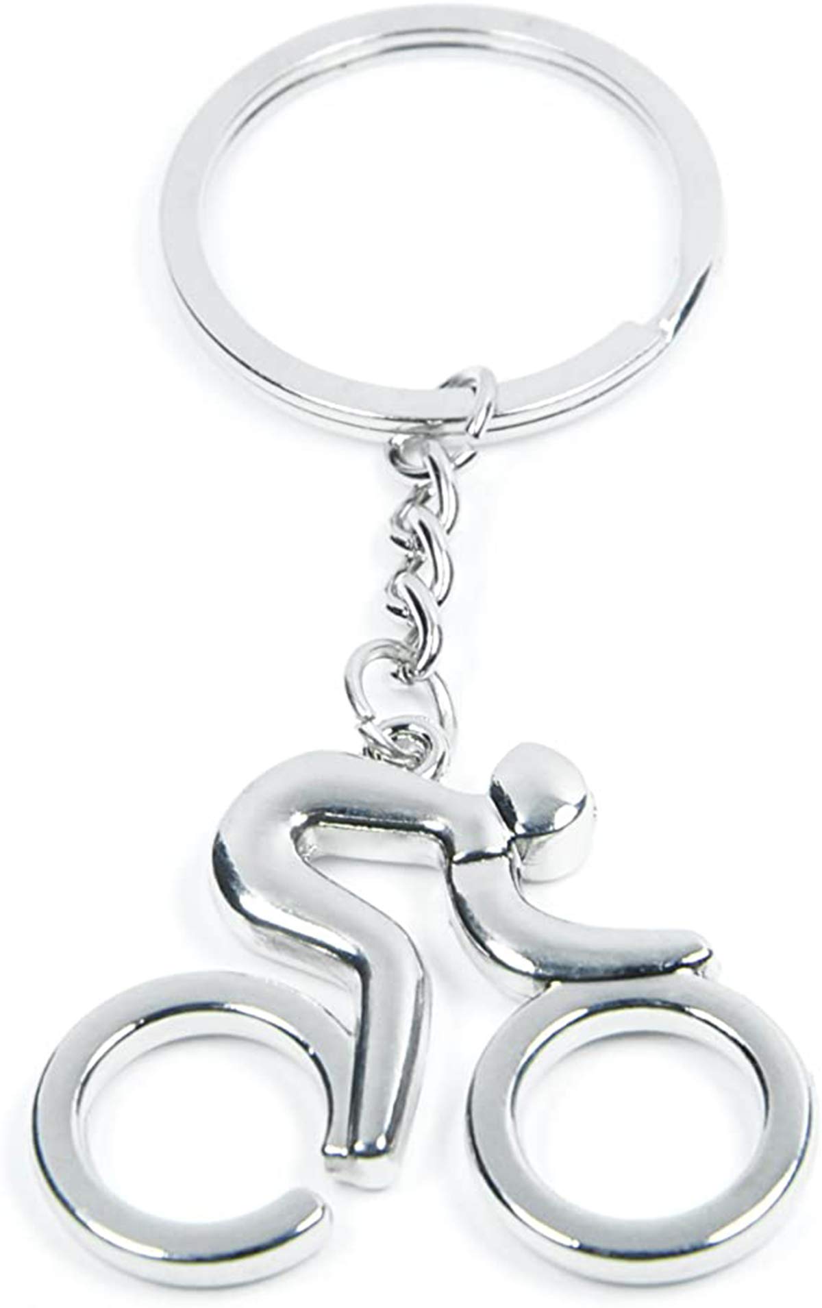 Key Chain, DELFINO Cycling Lover's Keychain Vitality Bicycle Key Chain Upscale Lucky Key Ring Active Bike Key Chain Bicycle Race Souvenir (Riding Keychain A)