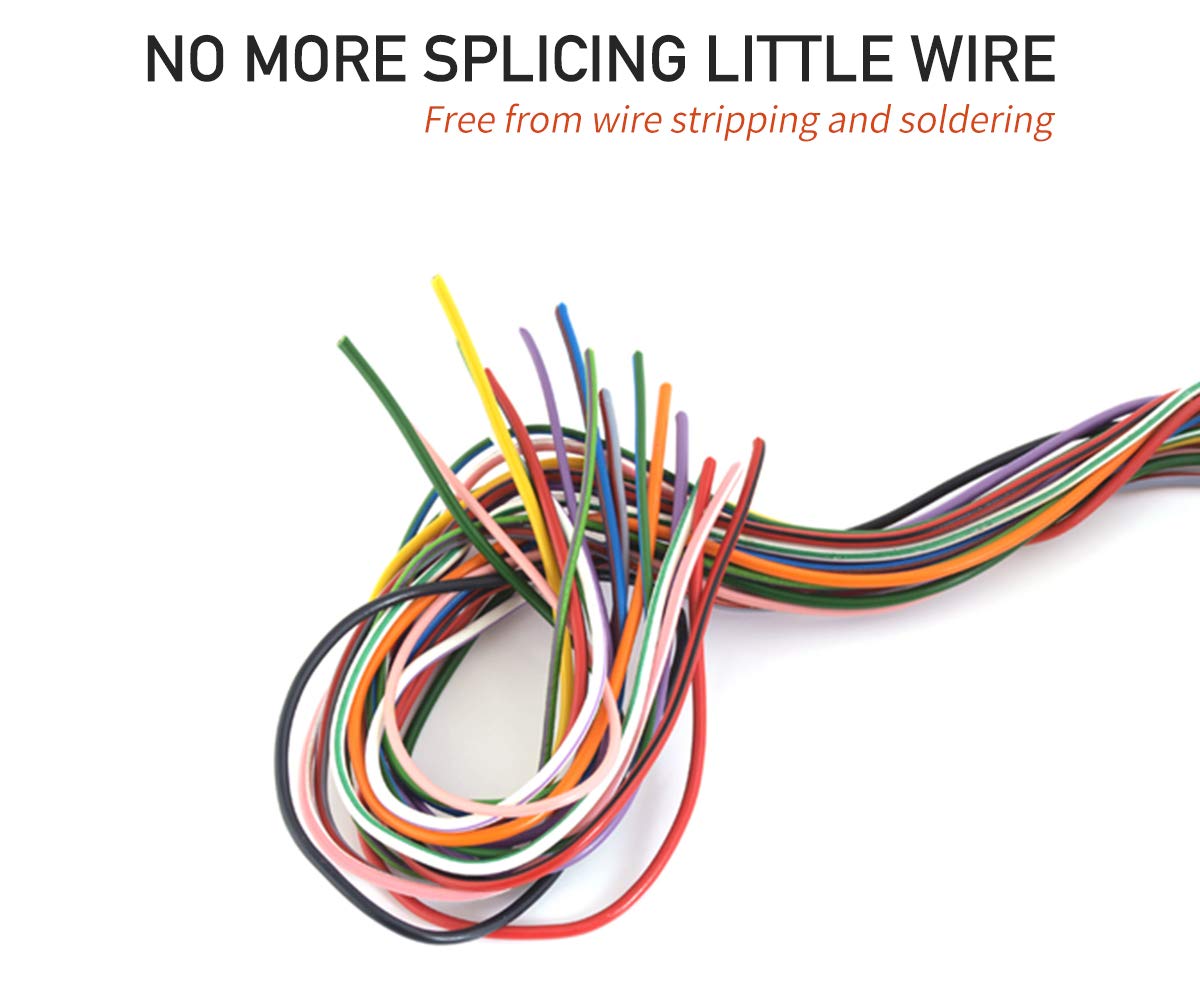 Buy Low Voltage Wire Connectors, Solderless No Wire Stripping 3 Way 1