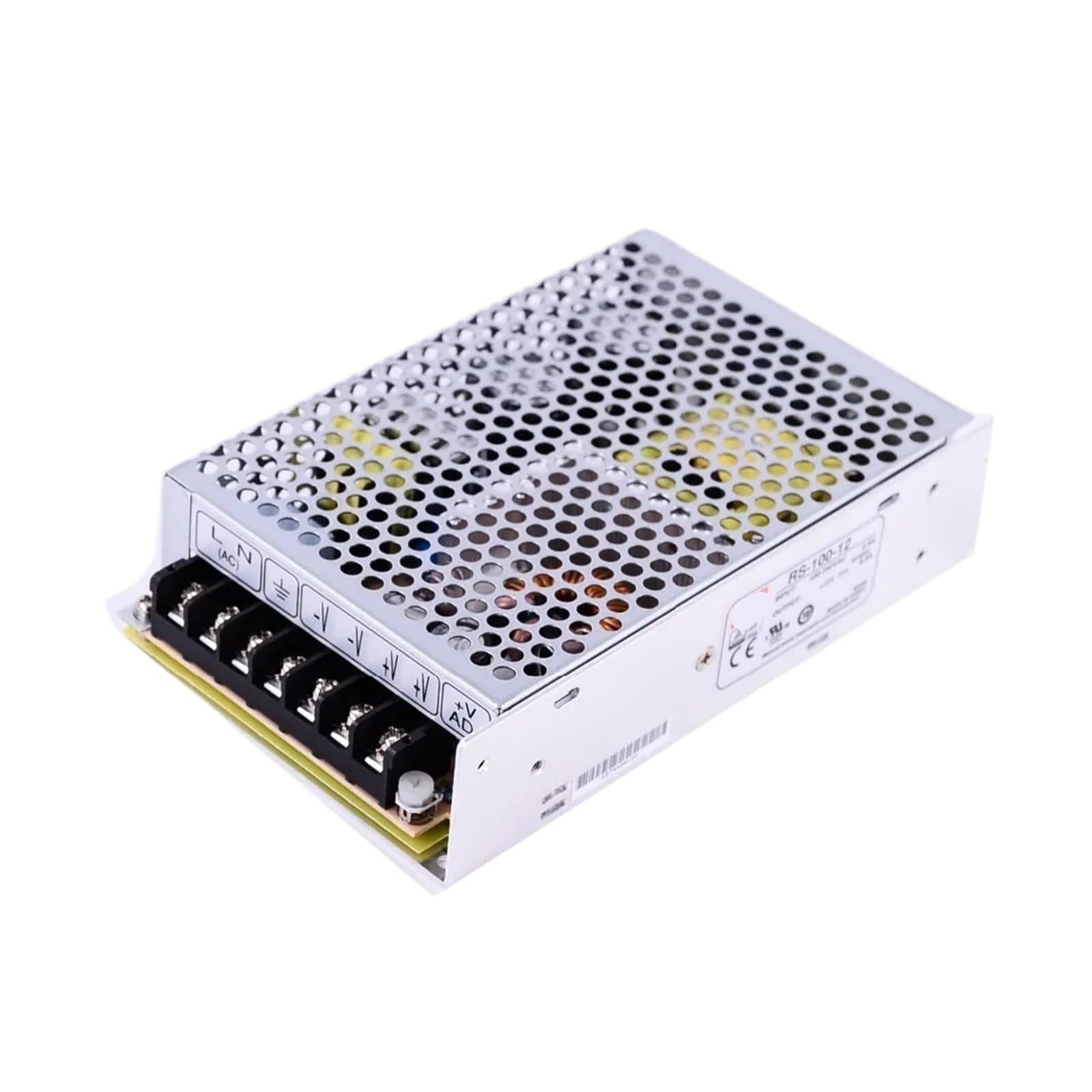 GJEXXPTST RS-15/25/35/50/75/100/150W 3.3V 5V 12V 15V 24V 36V 48V Single Output Switching Power Supply(3.3v-rs-75)