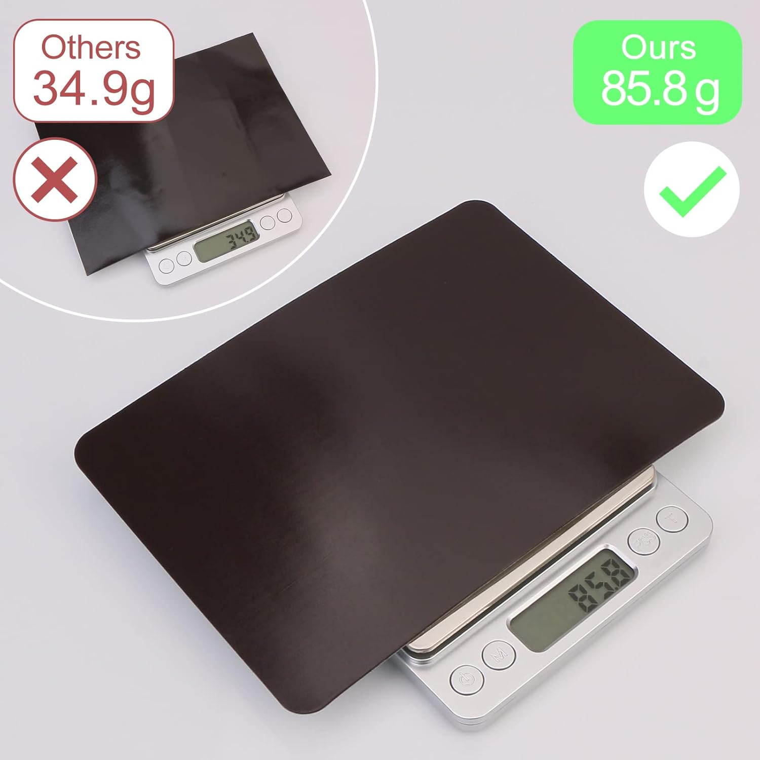 UNIMEIX Thicken 12 Pcs Magnetic Sheets for Die Storage Stamp and Die Storage Pockets Die Cut Storage for Card Making (6 Pcs Sheets+ 6 Pcs Bags, 1.2 mm Thickness - Image 4