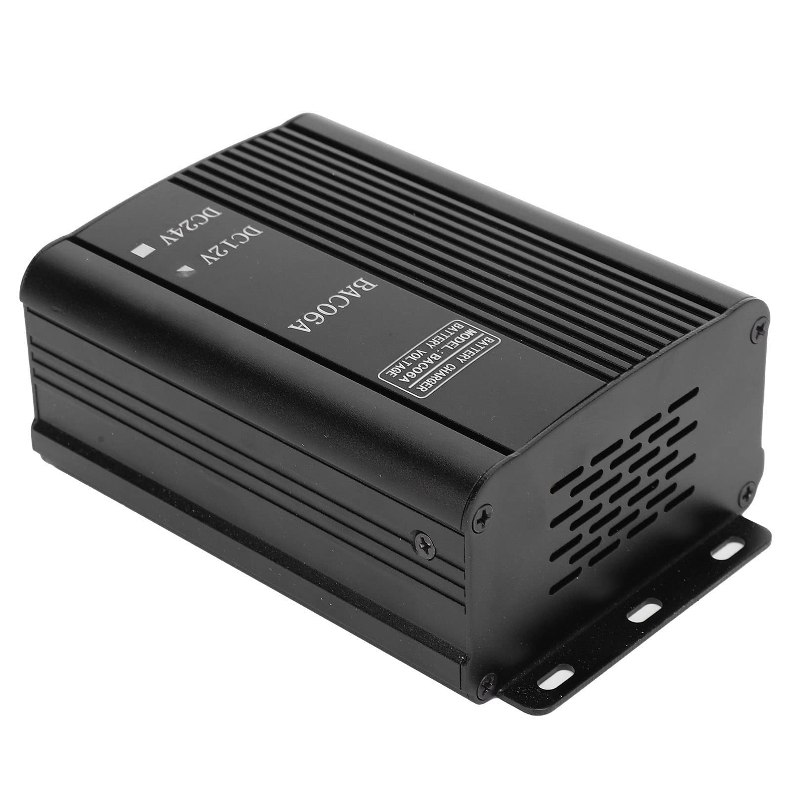 Fafeicy DC12V 6A Batería del Generador, Aleación DE Aluminio BAC06A AC100-240V Cargador DE Cargador, Protección DE Memoria DE Cortocircuito Sobrecargado (DC12V6A)