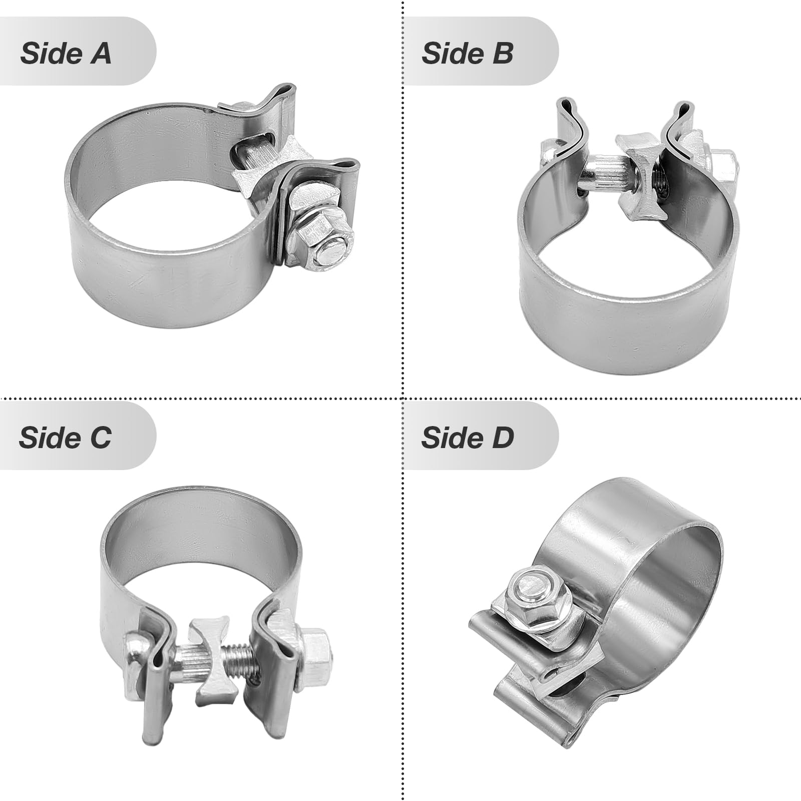 Exhaust Manifold Gasket Exhaust Muffler Gasket Seal Spring Rebuild Kit For Polaris Sportsman 600 700 800 Exhaust Gasket Donut Seal For Sportsman 600 700 800 Ho - Foto 9